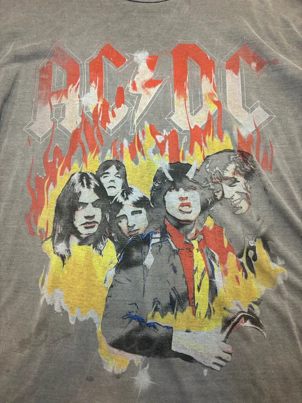 AC/DC Graphic Longsleeve Gray Size L - Image 4