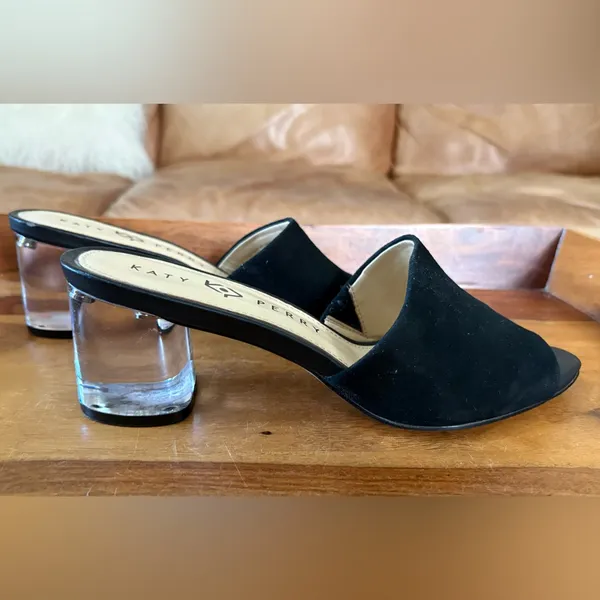 KATY PERRY The Kaitlynn Black Heels Size 8 - Image 4