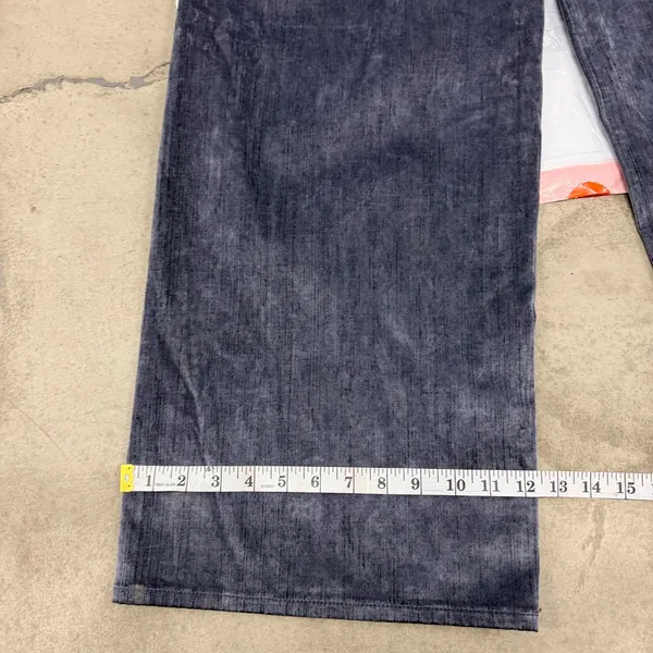 Universal‎ Thread High-Rise Sailor Wide Leg Corduroy Pants Blue 14R New - Image 8