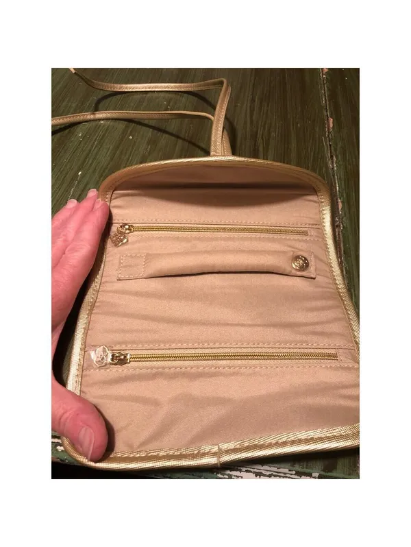 Kendra Scott NWOT Gold Travel Rolled Jewelry Wrap - Image 3