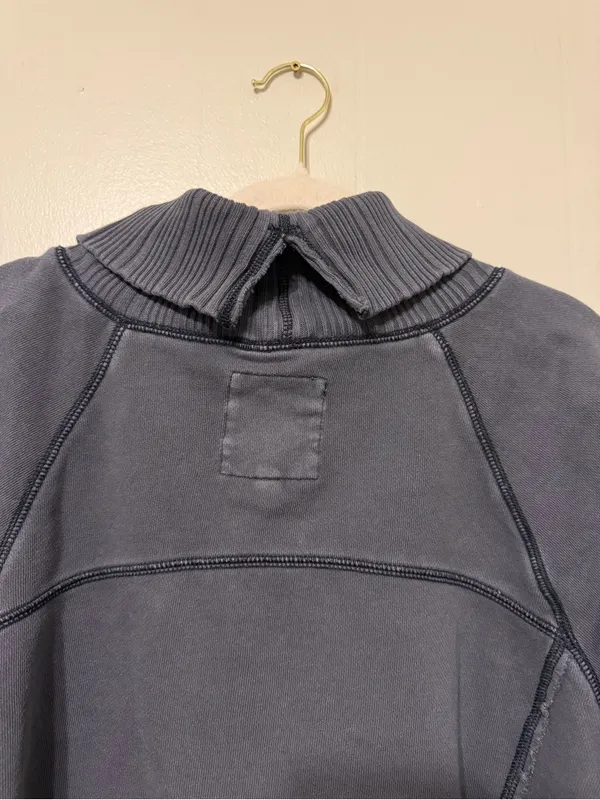 aerie Charcoal Cropped Mock Neck Sweater - Image 8