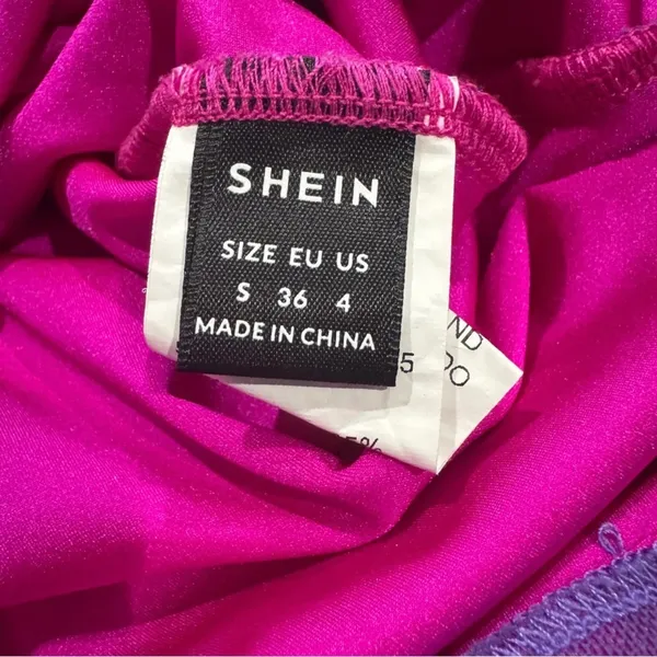 SheIn Pink Purple Mini Dress - Image 9