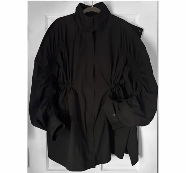 Fabletics black ruched utility jacket  - Image 11