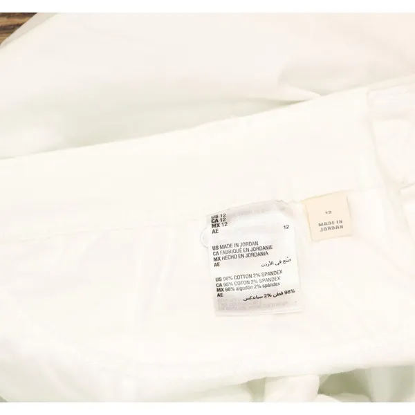 NWT Style & Co Womens High Rise Cropped Jeans White 12 - Image 10
