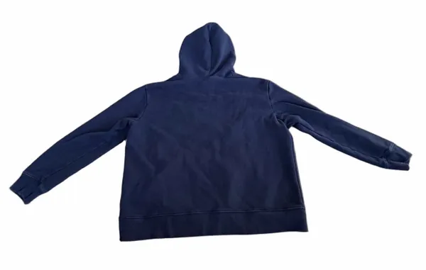 GAP Women’s Navy Crewneck Hoodie with Front Pocket - Image 2