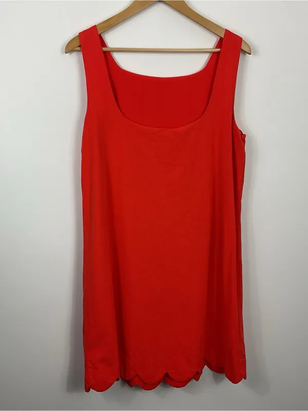 Kate Spade Target Scalloped Hem Shift Dress Womens Size Medium - Image 4