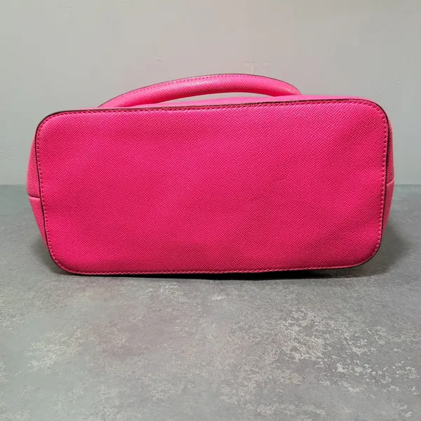 Apt. 9 HandBag | Pink Bow Gold Hardware | Full Zip Medium Purse - Image 6