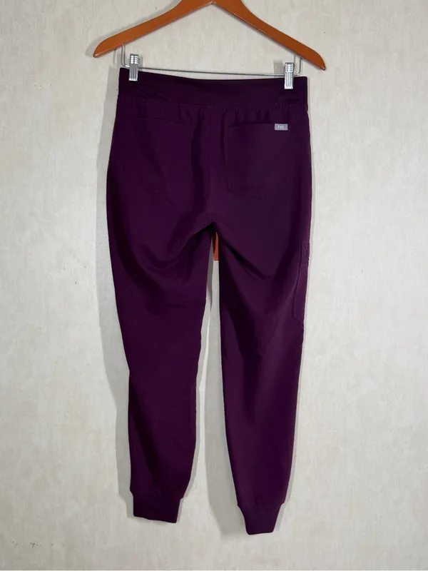 Figs Women’s Zamora High-Rise Jogger Scrub Pants Pull On in Purple XSP - Image 6