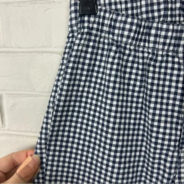 John Galt X Brandy Melville High Rise Gingham Tilden Ankle Cropped Pants Size S - Image 9