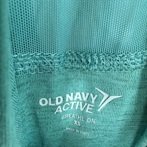 Old Navy Active size XS green racer back tank top athletic wear‎ athleisure - Image 3