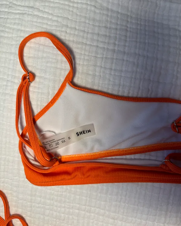 SheIn Orange Bikini Set - Image 2