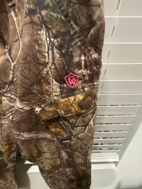 Game Winner Realtree Camo Cargo Pants Size S (4-6) Hunting Cotton - Image 2