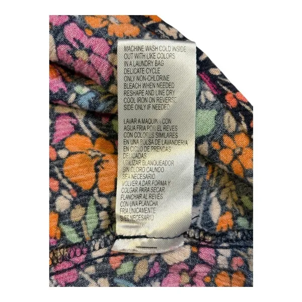Democracy Floral Midi Dress Women 1X‎ Multicolor Boho Casual Rayon Button V-Neck - Image 9