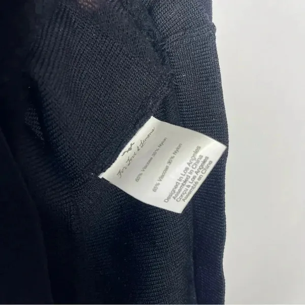 For Love and Lemons Black Dress KNITZ Revolve Rivington Size XS - Image 3