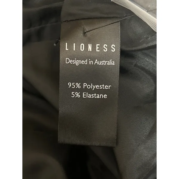 NEW Lioness Women' Black Long Sleeve Double Breasted Blazer Suit Jacket Size XXL - Image 6