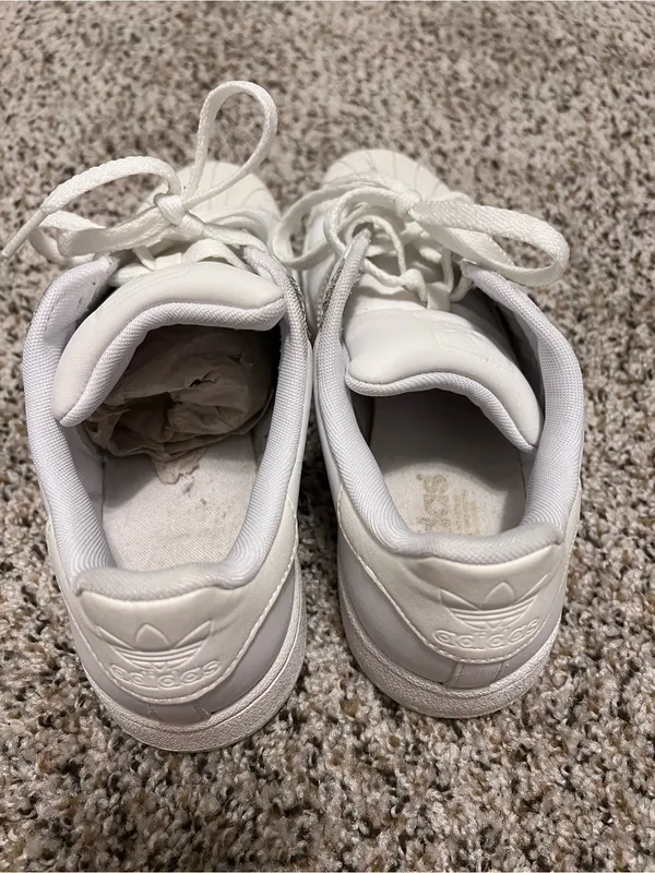 White Adidas Superstar sneakers - Image 2