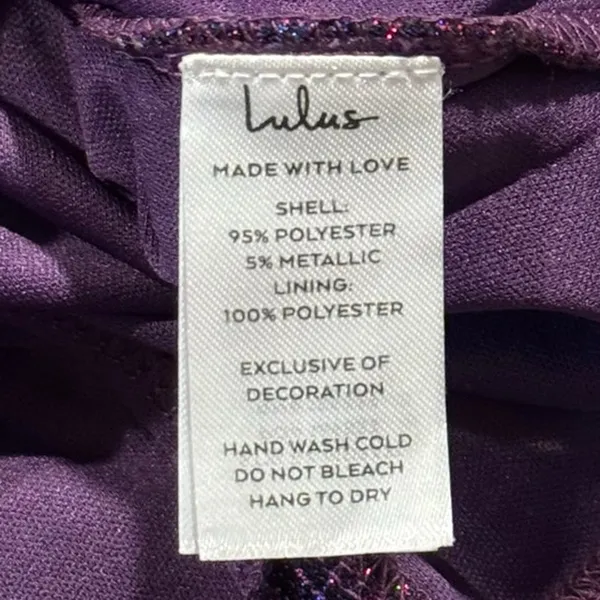 Lulus Sequin Sparkly Purple Dress S Y2K Bodycon Ruched Coquette Going Out Club - Image 4