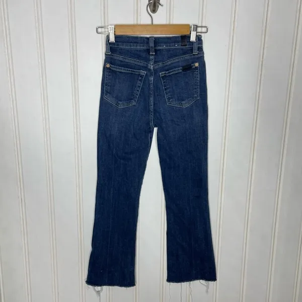 7 For All Mankind High Waist Slim Kick Jeans - Image 5