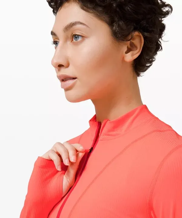 Lululemon Gloss Trim Run 1/2 Half-Zip - Image 3