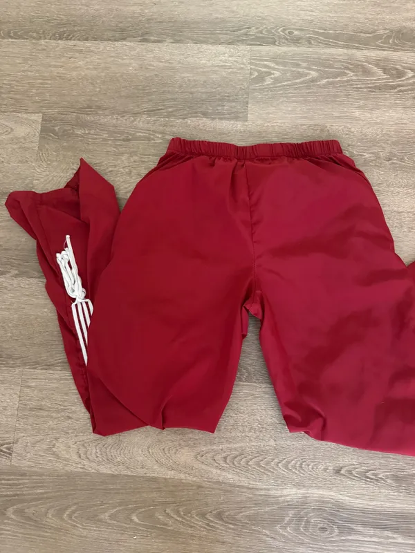 Edikted red Track Ribbon Pants - Image 4