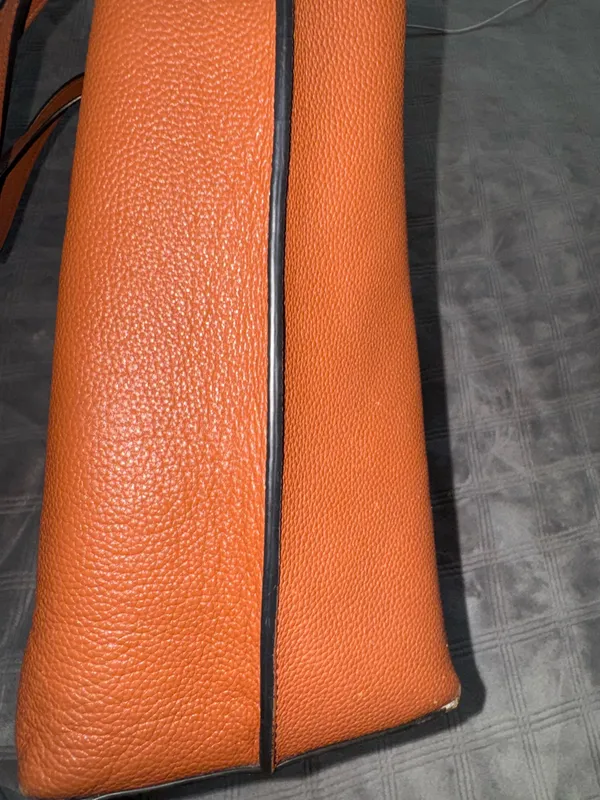 Rebecca Minkoff Megan Large Leather Tote Bag Brown - Image 10