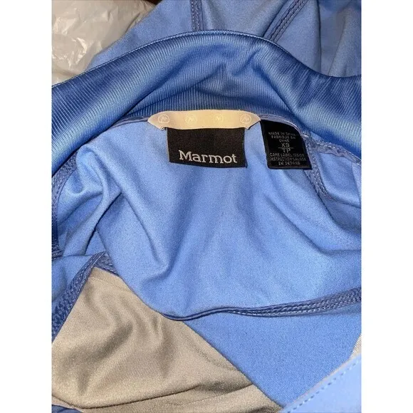 Women's‎ Marmot Riverfront Blue Insulated Hooded Jacket Sz XS - Image 7