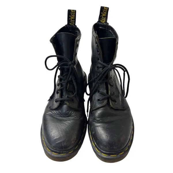 DR MARTEN’S 8 Eyelet Lace Up 1460 Combat Boots Air Cushion Women’s Size 9 - Image 4