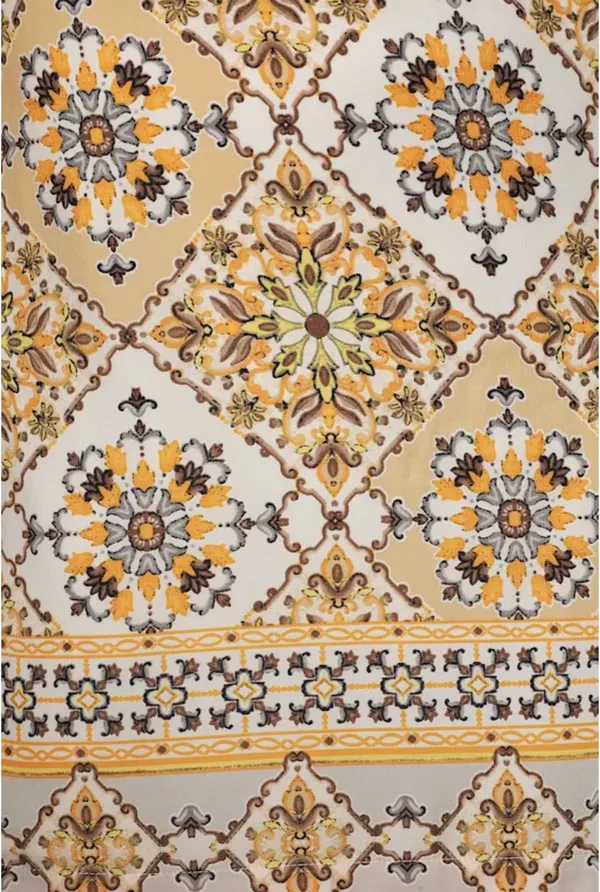 Dandy Lion Yellow Print Shift Dress - Image 5