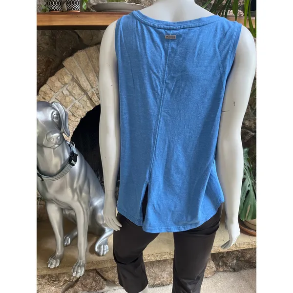 Columbia Polyester Blend Blue Tank Top Women’s Size XL - Image 3