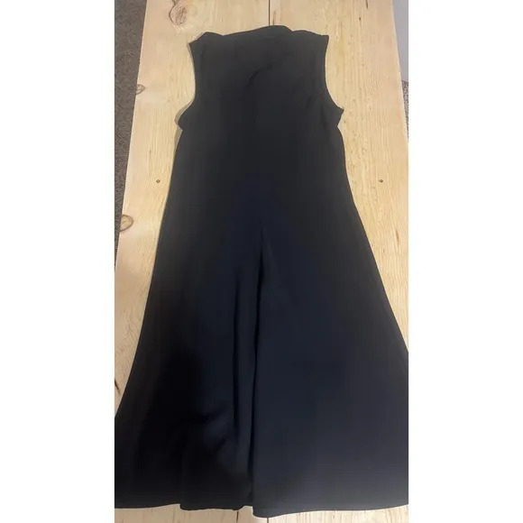 S.L. Fashions Vintage Black‎ Sleeveless A-Line Formal Dress Size 6 USA Made - Image 2