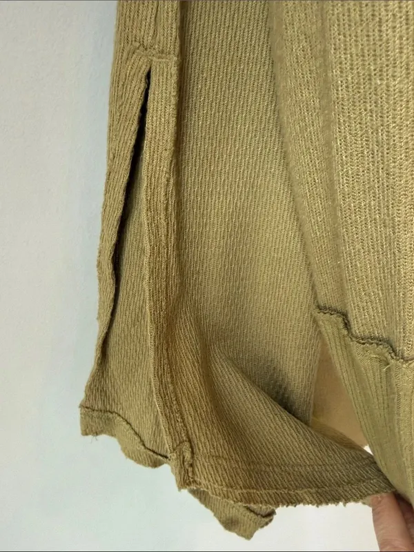 Free People Gauzy Thermal Shirt Lagenlook - Image 5