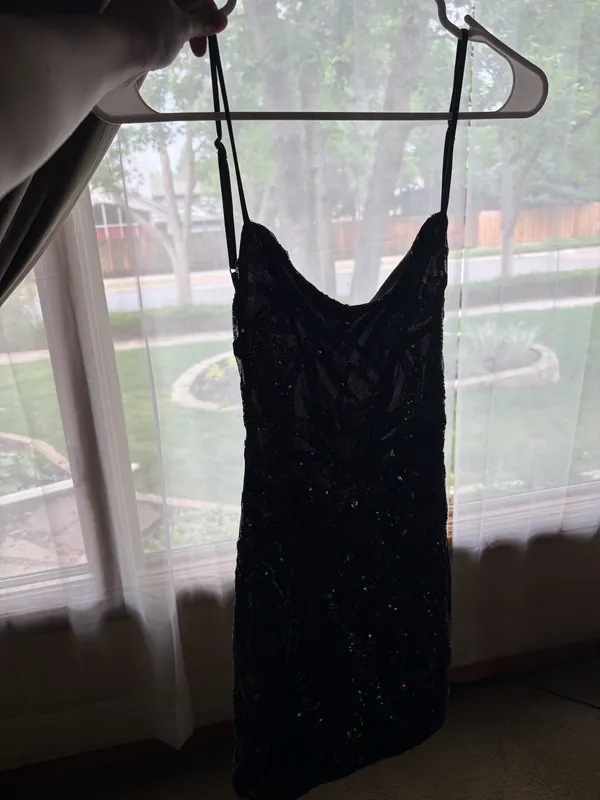 Lucy in the Sky Sequin Dress Iridescent - Image 7