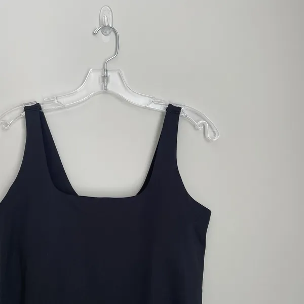 Old Navy Size M Black Sleeveless Built In Bra Athletic Dress Tennis Pickle Ball - Image 3