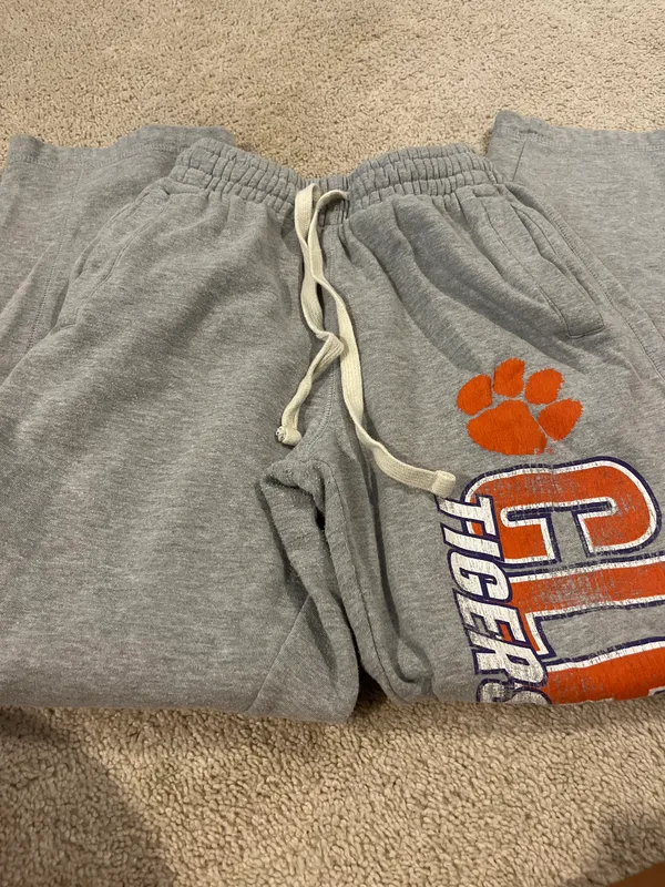 Clemson Sweatpants Gray - Image 3