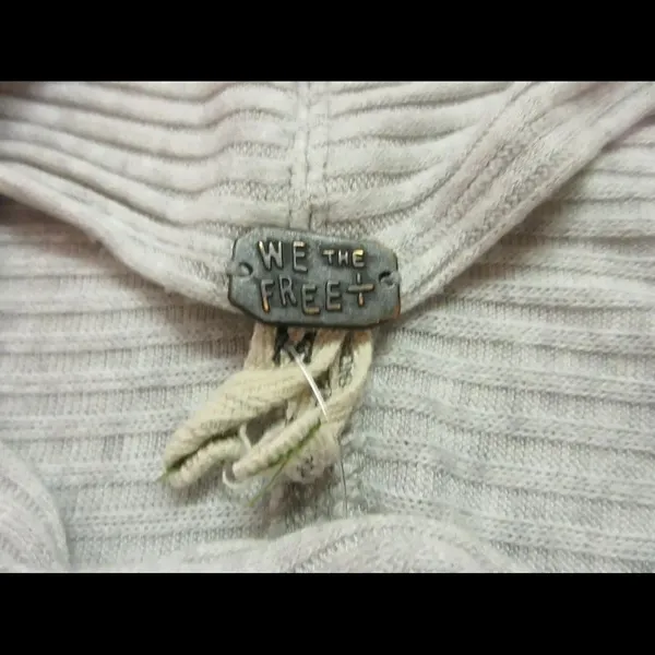 Anthropologie sweater by We the Free gray Medium - Image 4
