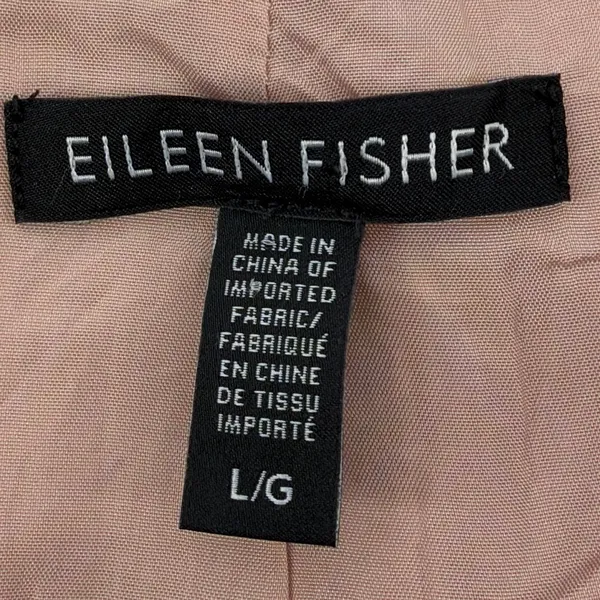 Eileen Fisher Blazer Women Large Pink Stretch Tencel Open Front Shawl S18DKA - Image 4