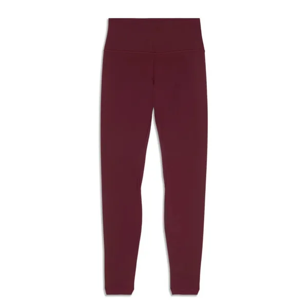 High-Waisted lululemon Burgundy Leggings - Image 8