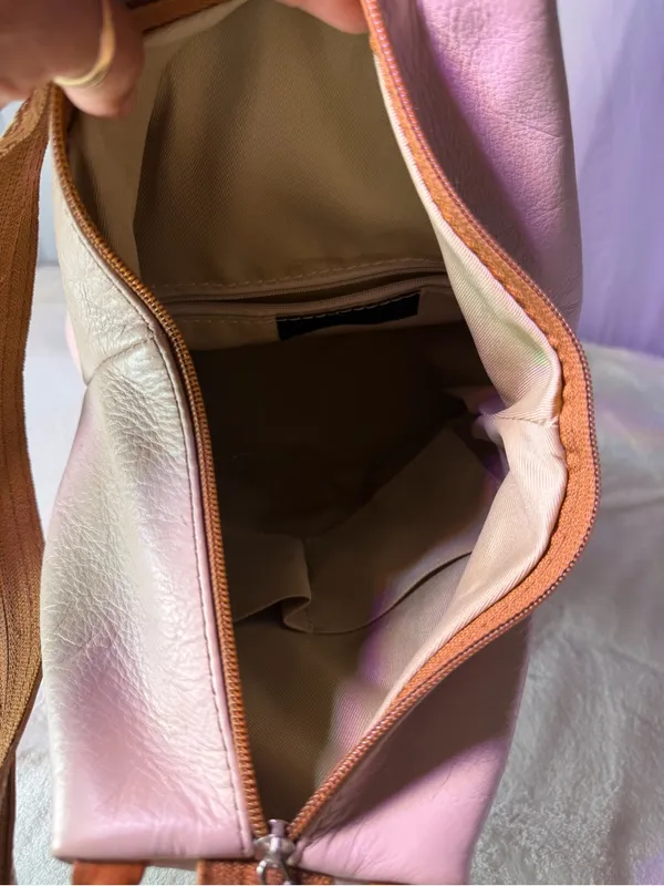 Everyday Neutral Tan Backpack Tote for Women - Casual City Bag - Image 14