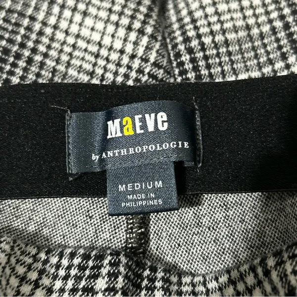 Anthropologie Maeve Plaid Bootcut Pull On Pants Preppy Academia Office Work - Image 9