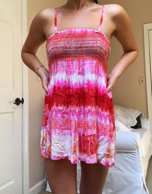 Tie Dye Mini Dress Multiple - Image 2