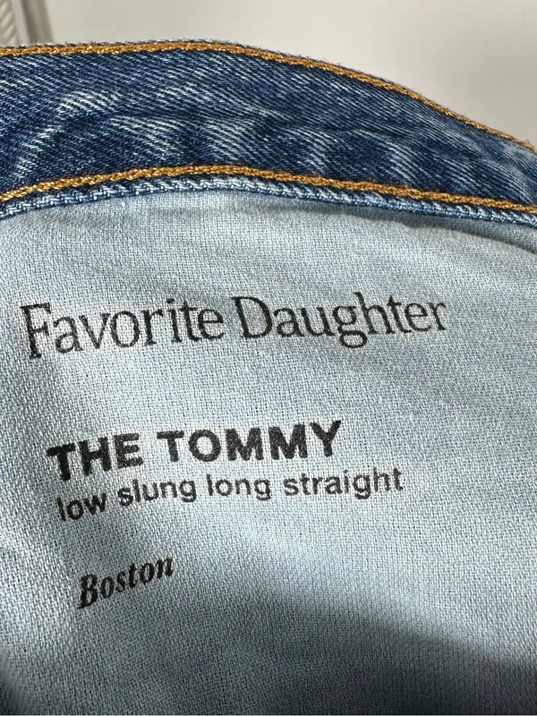Favorite Daughter The Tommy Boston Low Slung Straight Jeans Size 27‎ - Image 10