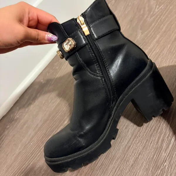 Nasty Gal Chunky Heeled Boots - Image 7