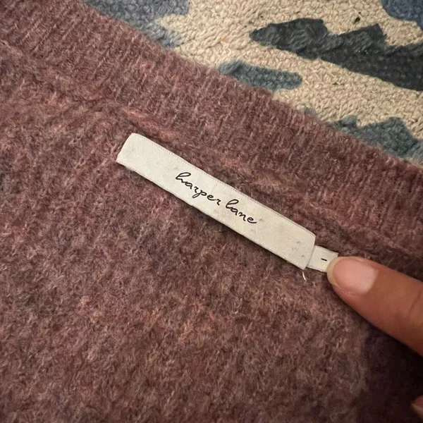 Harper‎ lane large fuzzy sweater Pink - Image 9