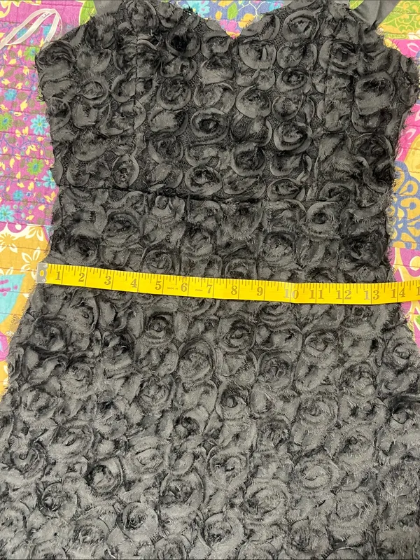 Lulu's Black Rosette Midi Dress with Tulle Ruffle Hem - Image 8