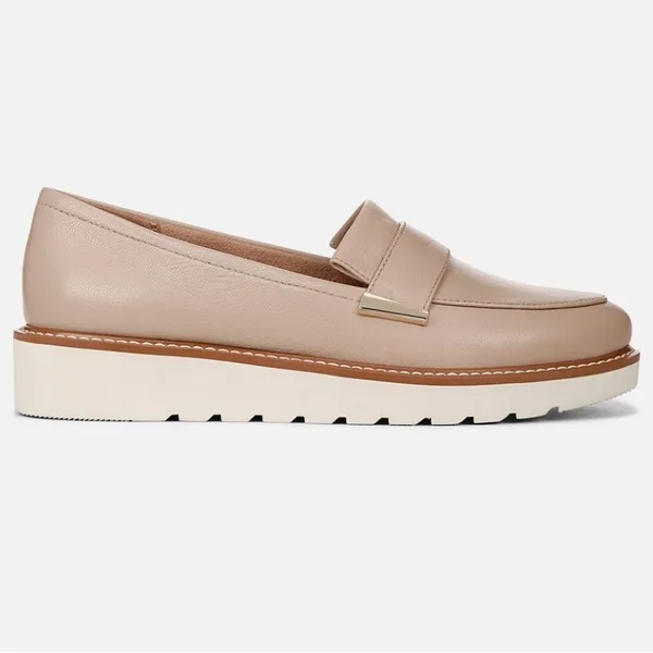 New! NATURALIZER 'ADILINE' WARM TAN GENUINE LEATHER LOAFERS WOMEN'S SIZE‎ 7.5 W - Image 2