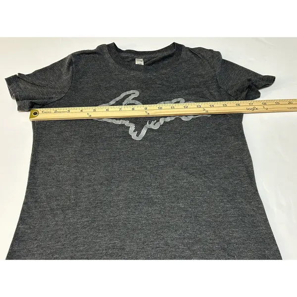 Bella Canvas 6004 Women Juniors L T-Shirt Michigan Upper Peninsula Heather Gray - Image 4