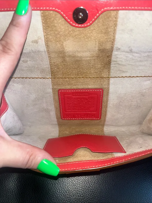 Coach Vintage SoHo Vachetta Leather Large Clutch/Wristlet - Image 6