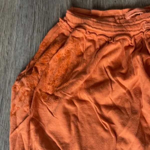 Da-Nang 100% Cotton Orange Skirt Size XS - Image 5