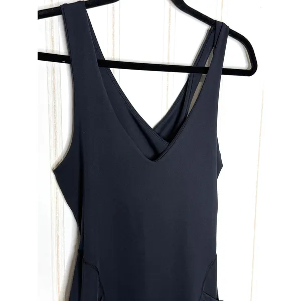 Free People FP Movement Here On Out Black Crisscross Back Activewear Jumpsuit L - Image 8