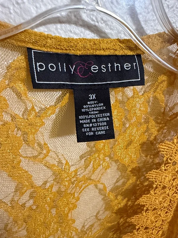 Lace Kimono Overlay Polly & Esther - Image 2